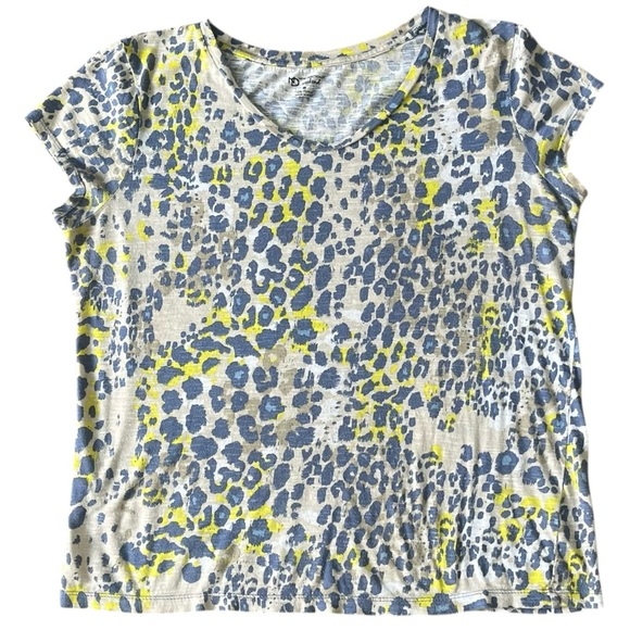 New Directions Blue Relaxed Boxy Tee - Picture 3 of 12